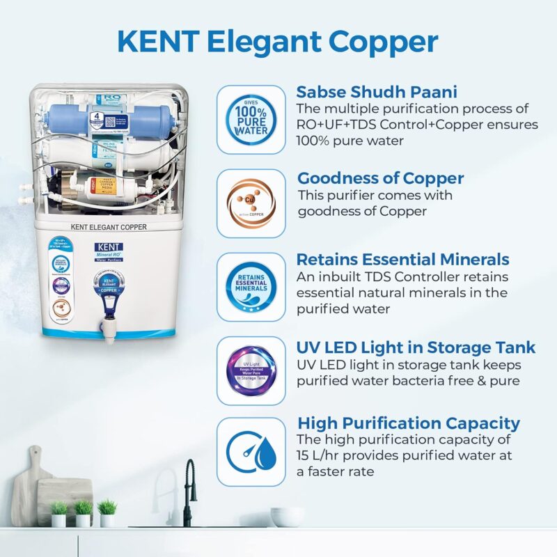 KENT Elegant Copper RO Water Purifier - Image 3