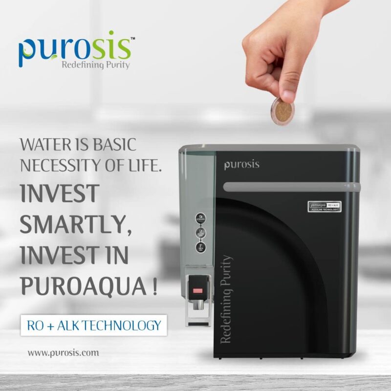 PUROSIS Reverse Osmosis (RO) + Alkaline (ALK) Elton Pure Black Plastic - Image 4