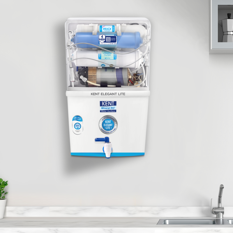 KENT Elegant Lite A Compact RO Water Purifier with RO+UF+TDS Control Purification Proces